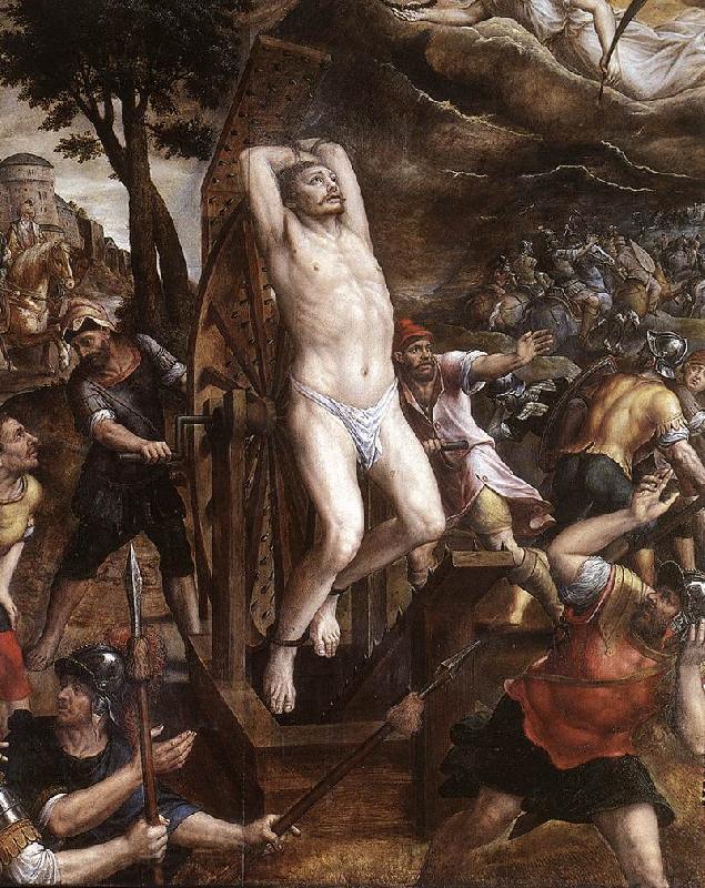 COXCIE, Michiel van The Torture of St George dfg Norge oil painting art